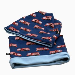 Dupla Pamut Csősál -  Kék Tűzoltó